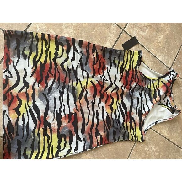 NWT Ed Hardy XL Printed Mini Dress Or Tunic Stretch - Picture 8 of 8